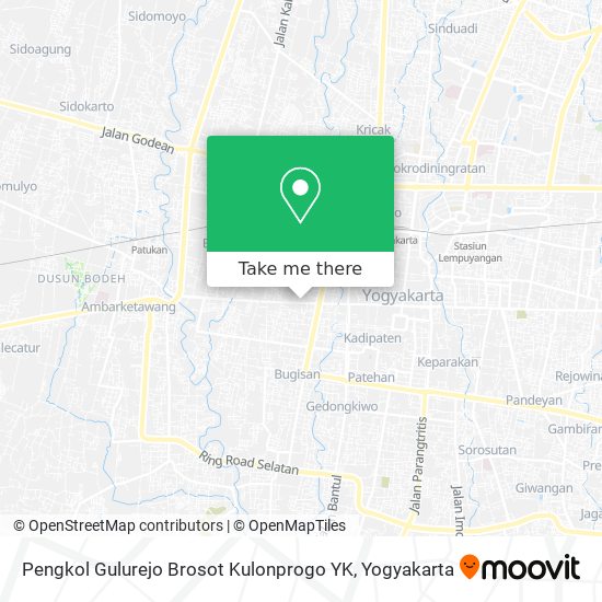 Pengkol Gulurejo Brosot Kulonprogo YK map