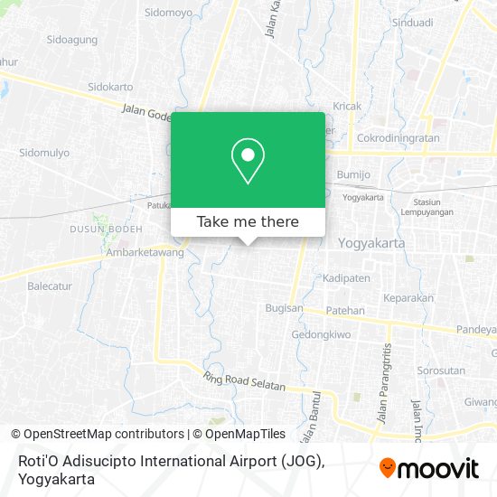 Roti'O Adisucipto International Airport (JOG) map