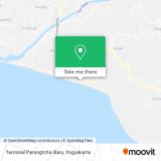 Terminal Parangtritis Baru map