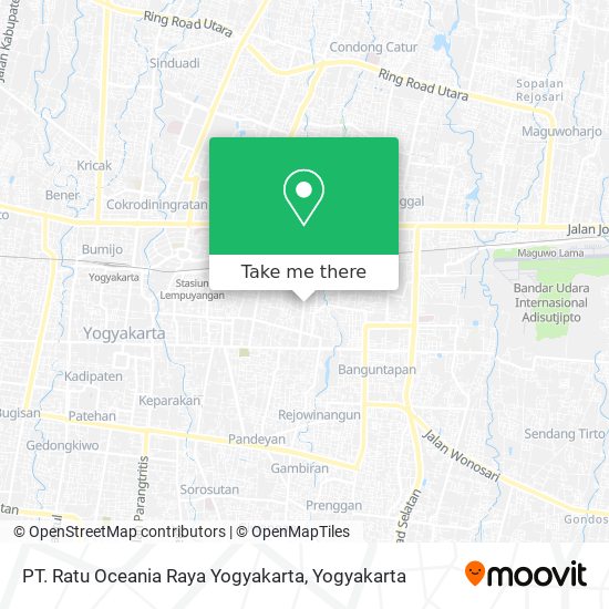 PT. Ratu Oceania Raya Yogyakarta map