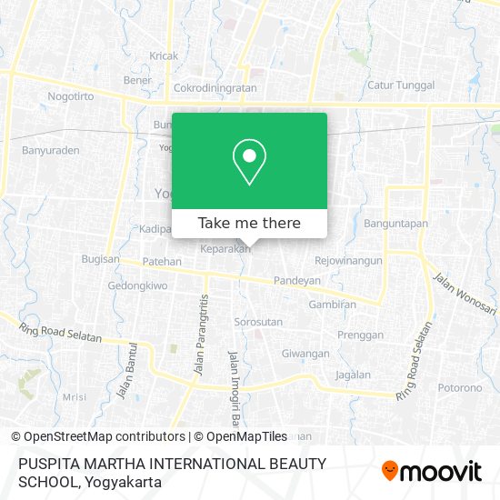 PUSPITA MARTHA INTERNATIONAL BEAUTY SCHOOL map