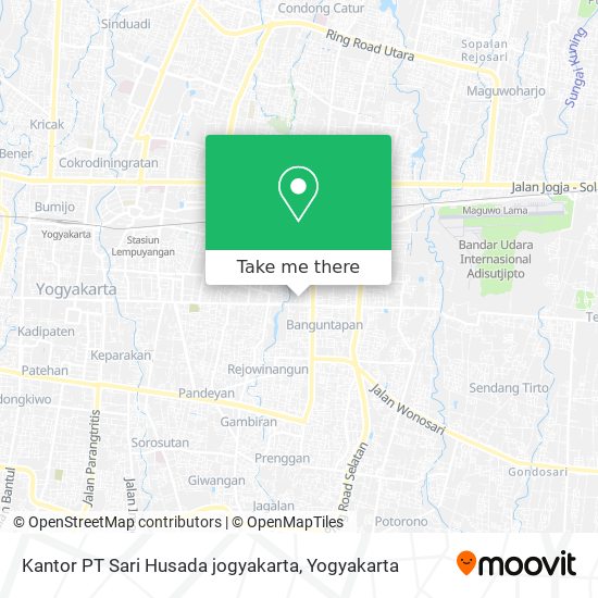 Kantor PT Sari Husada jogyakarta map