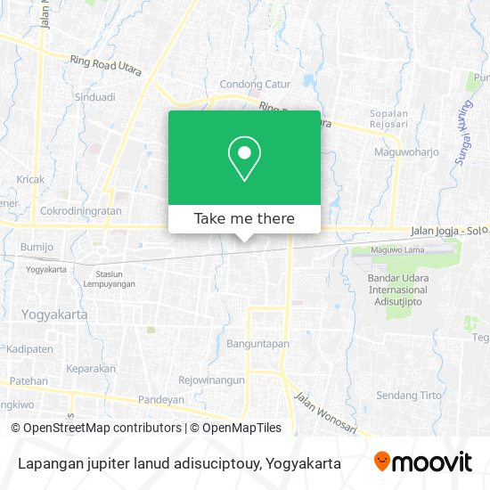 Lapangan jupiter lanud adisuciptouy map