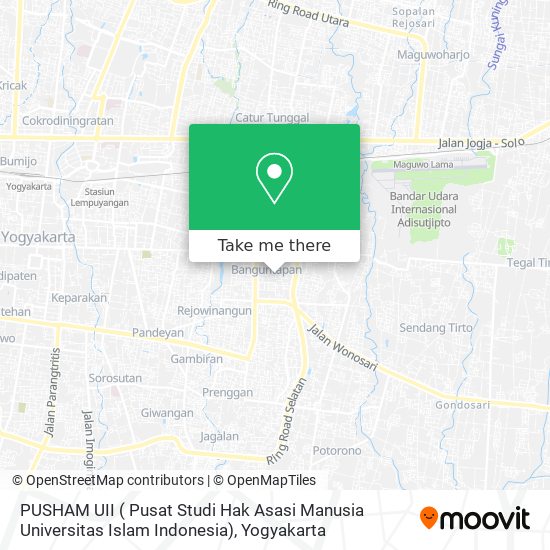 PUSHAM UII ( Pusat Studi Hak Asasi Manusia Universitas Islam Indonesia) map