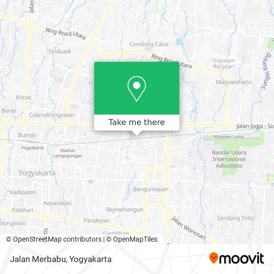 Jalan Merbabu map