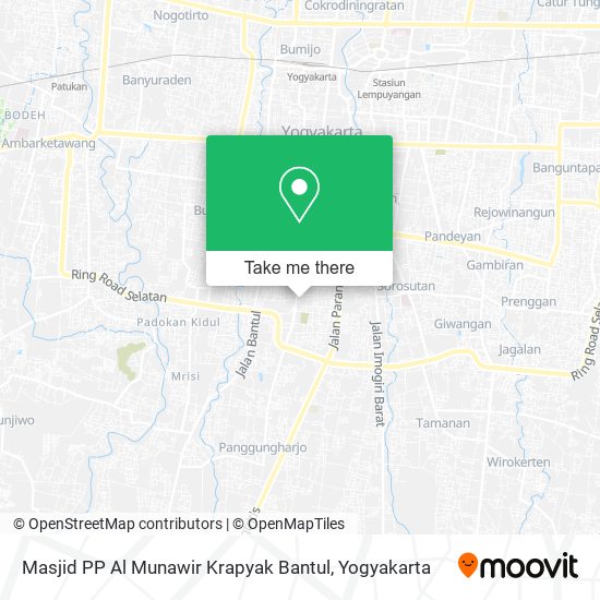 Masjid PP Al Munawir Krapyak Bantul map