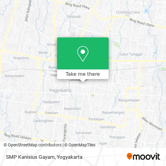 SMP Kanisius Gayam map