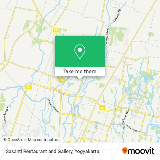 Sasanti Restaurant and Gallery map