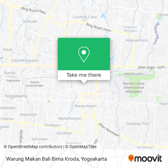 Warung Makan Bali Bima Kroda map