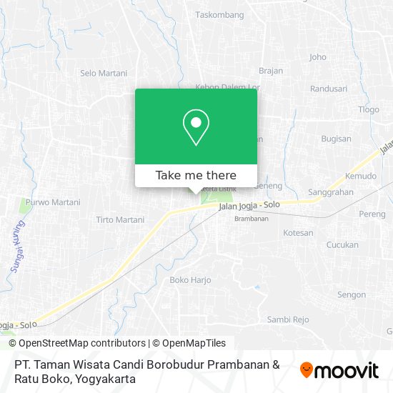 PT. Taman Wisata Candi Borobudur Prambanan & Ratu Boko map