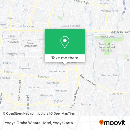 Yogya Graha Wisata Hotel map
