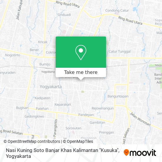 Nasi Kuning Soto Banjar Khas Kalimantan "Kusuka" map