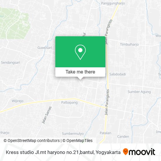Kress studio Jl.mt haryono no.21,bantul map