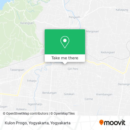 Kulon Progo, Yogyakarta map