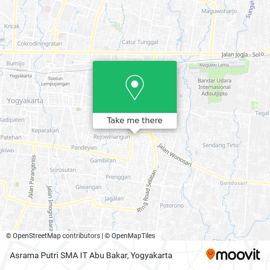 Asrama Putri SMA IT Abu Bakar map