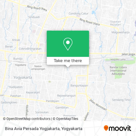 Bina Avia Persada Yogjakarta map