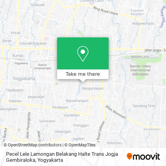 Pecel Lele Lamongan Belakang Halte Trans Jogja Gembiraloka map