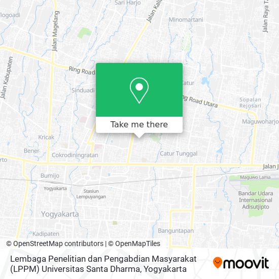Lembaga Penelitian dan Pengabdian Masyarakat (LPPM) Universitas Santa Dharma map