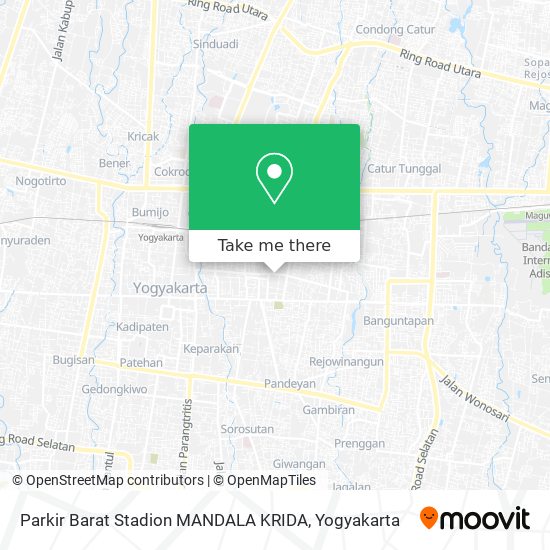 Parkir Barat Stadion MANDALA KRIDA map