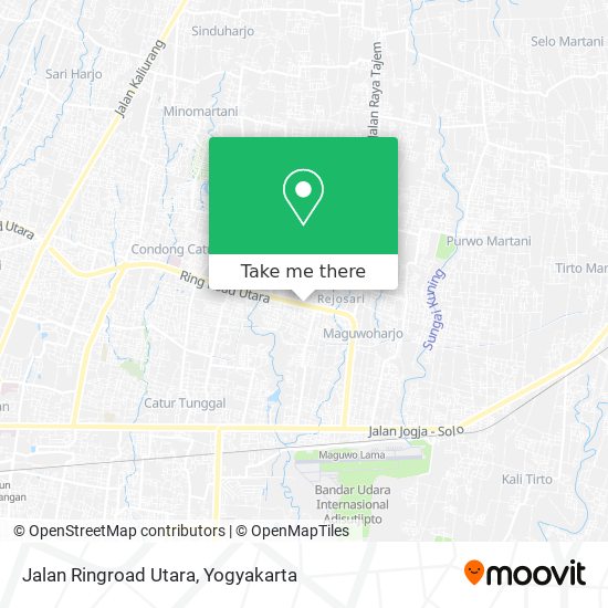 Jalan Ringroad Utara map