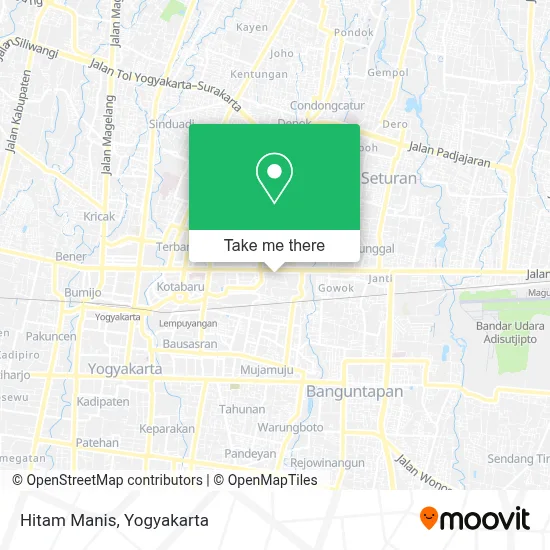 Hitam Manis map