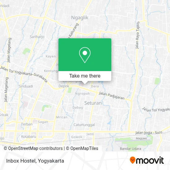 Inbox Hostel map