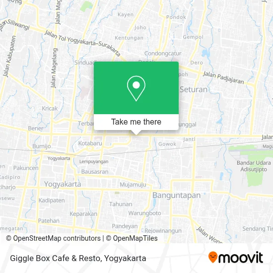 Giggle Box Cafe & Resto map