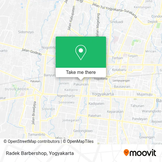 Radek Barbershop map