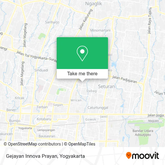 Gejayan Innova Prayan map