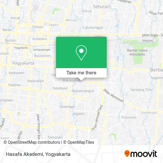 Hasafa Akademi map