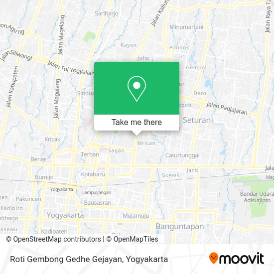 Roti Gembong Gedhe Gejayan map