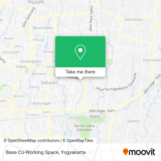 Base Co-Working Space map