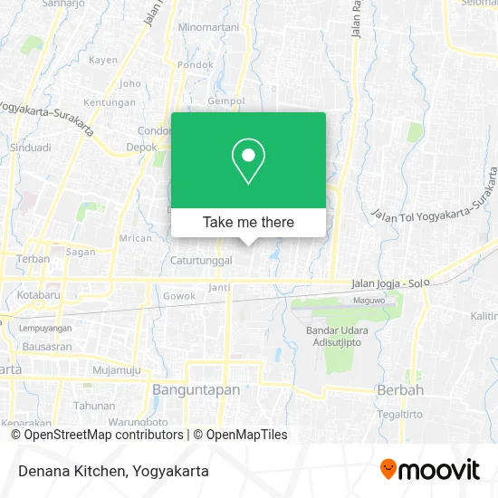 Denana Kitchen map