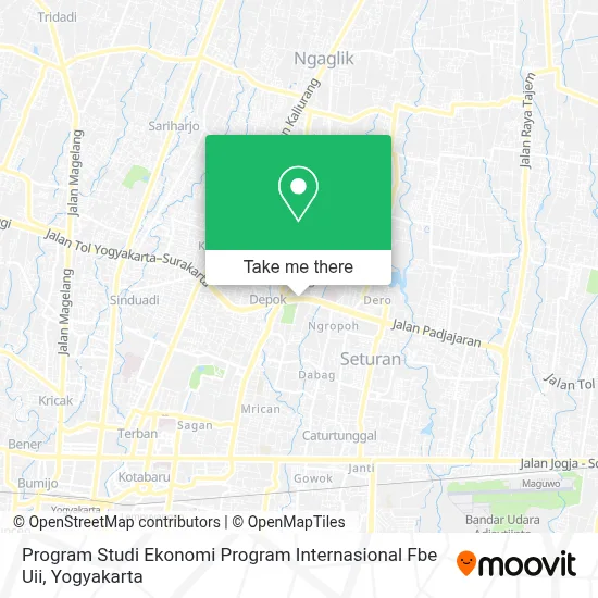 Program Studi Ekonomi Program Internasional Fbe Uii map