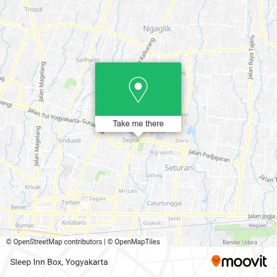 Sleep Inn Box map