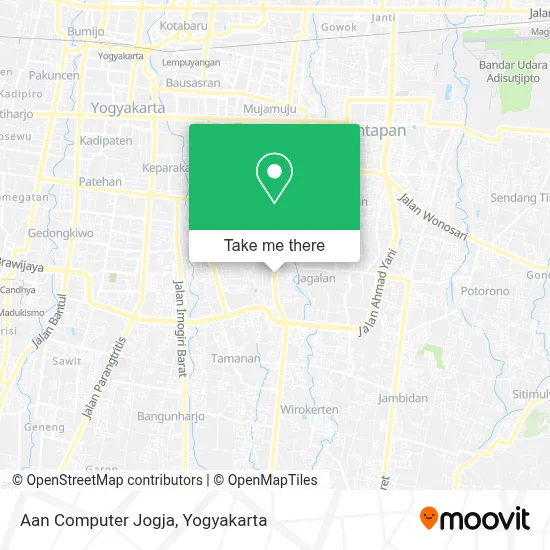 Aan Computer Jogja map