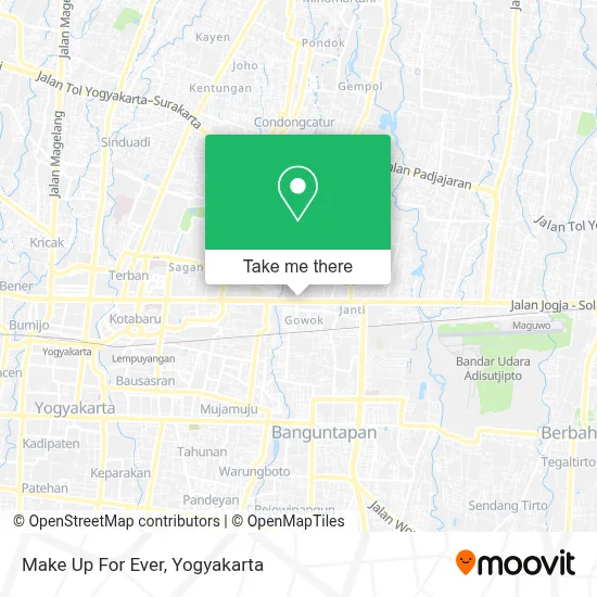Make Up For Ever map