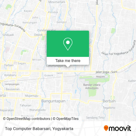 Top Computer Babarsari map