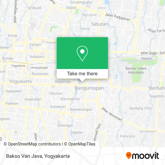 Bakso Van Java map