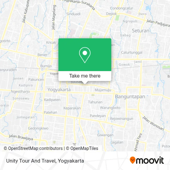 Unity Tour And Travel map