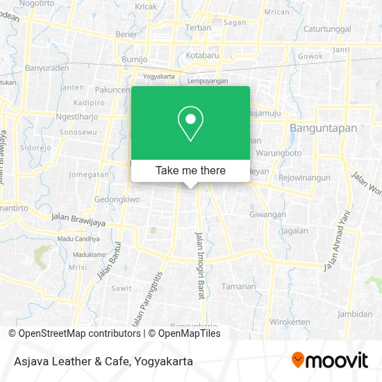 Asjava Leather & Cafe map