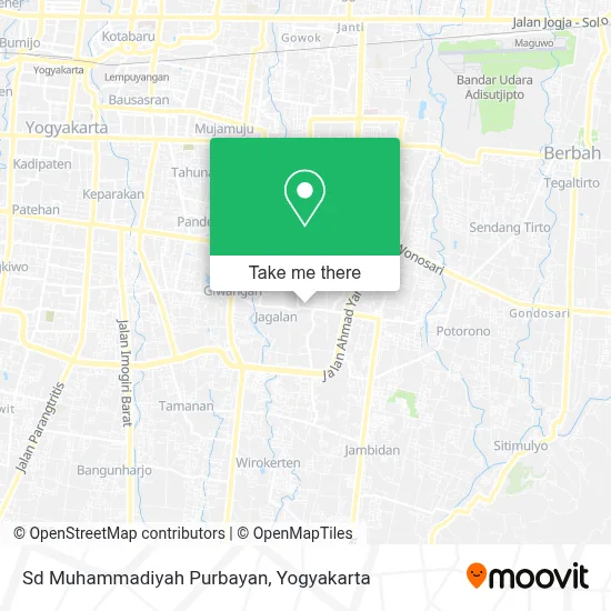 Sd Muhammadiyah Purbayan map