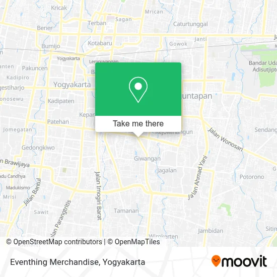 Eventhing Merchandise map