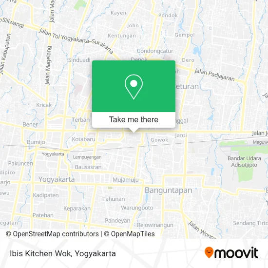 Ibis Kitchen Wok map