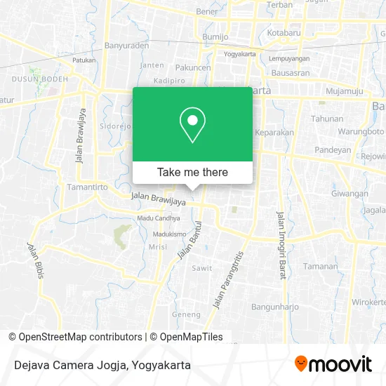 Dejava Camera Jogja map