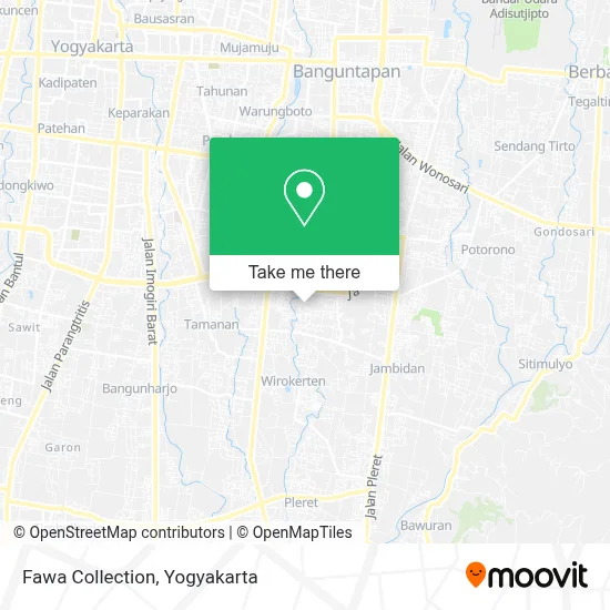 Fawa Collection map