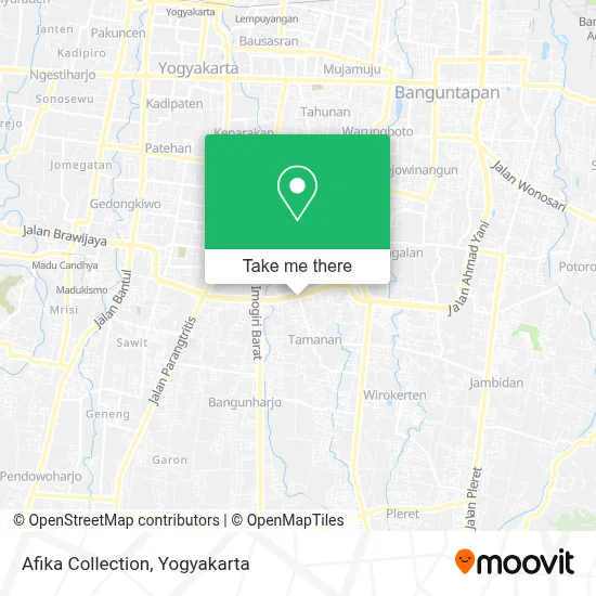 Afika Collection map