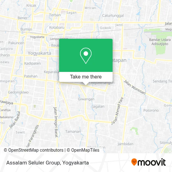Assalam Seluler Group map