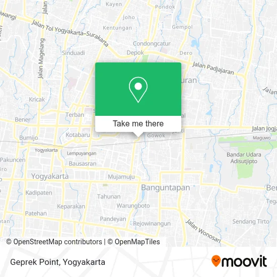 Geprek Point map