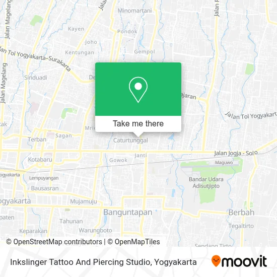 Inkslinger Tattoo And Piercing Studio map
